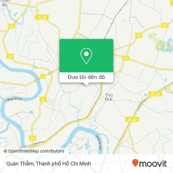 Bản đồ Quán Thắm, 22 ĐƯỜNG Số 3 Quận Thủ Đức, Thành Phố Hồ Chí Minh