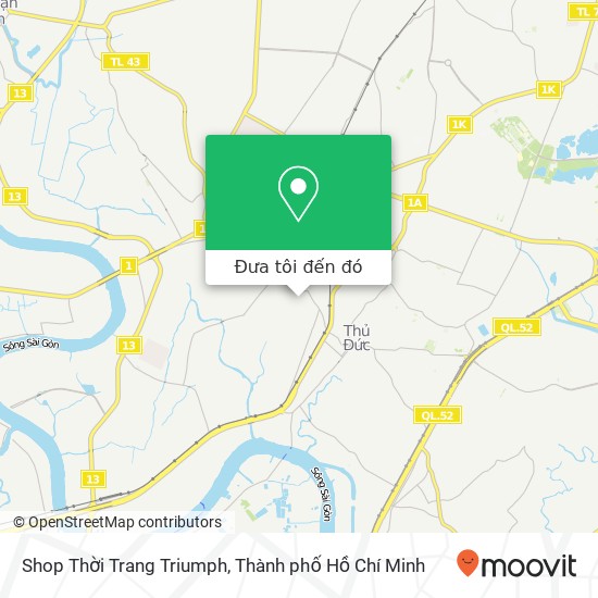 Bản đồ Shop Thời Trang Triumph, ĐƯỜNG Số 27 Quận Thủ Đức, Thành Phố Hồ Chí Minh