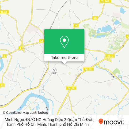 Bản đồ Minh Ngọc, ĐƯỜNG Hoàng Diệu 2 Quận Thủ Đức, Thành Phố Hồ Chí Minh