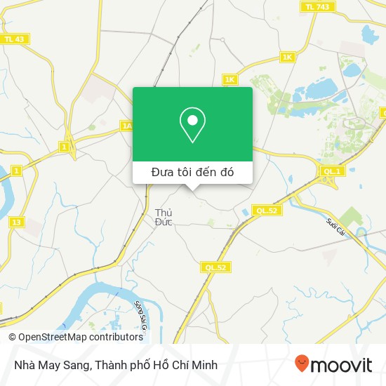 Bản đồ Nhà May Sang, ĐƯỜNG Hoàng Diệu 2 Quận Thủ Đức, Thành Phố Hồ Chí Minh