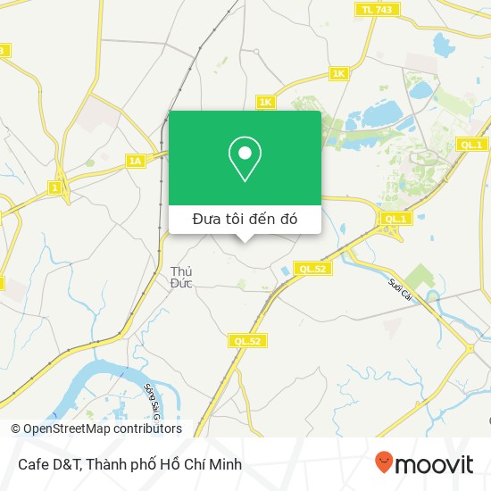 Bản đồ Cafe D&T, ĐƯỜNG Số 9 Quận Thủ Đức, Thành Phố Hồ Chí Minh