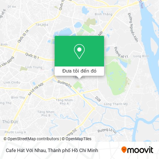 Bản đồ Cafe Hát Với Nhau