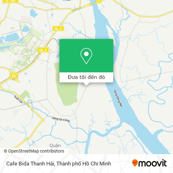 Bản đồ Cafe Bida Thanh Hải