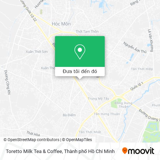 Bản đồ Toretto Milk Tea & Coffee