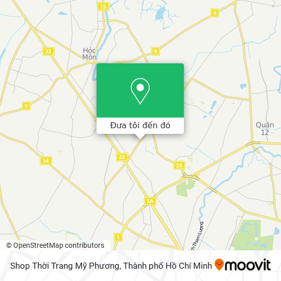 Bản đồ Shop Thời Trang Mỹ Phương