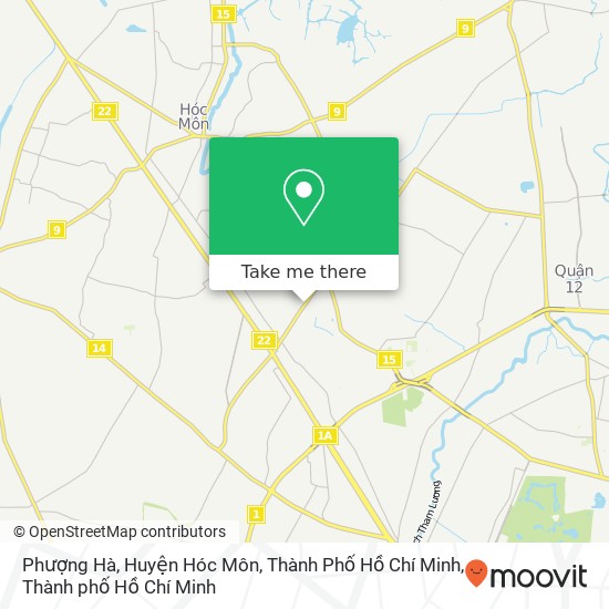 Bản đồ Phượng Hà, Huyện Hóc Môn, Thành Phố Hồ Chí Minh