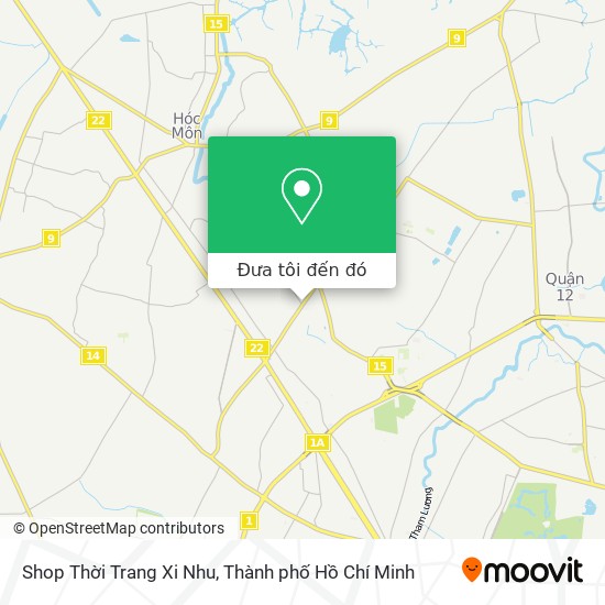 Bản đồ Shop Thời Trang Xi Nhu