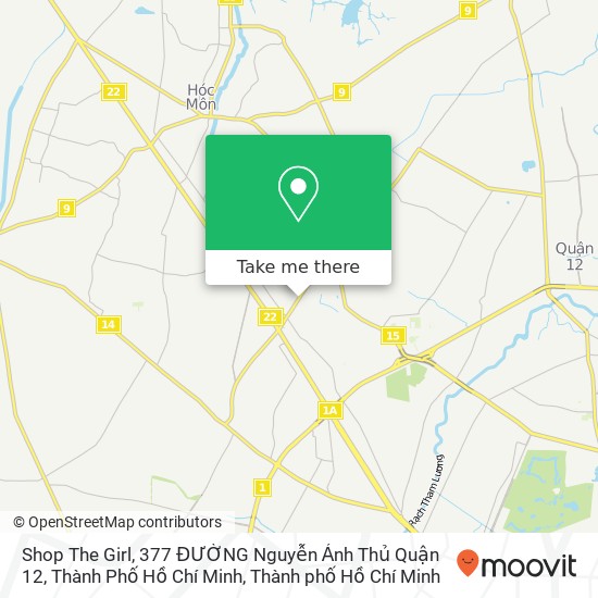 Bản đồ Shop The Girl, 377 ĐƯỜNG Nguyễn Ảnh Thủ Quận 12, Thành Phố Hồ Chí Minh