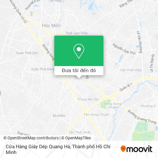 Bản đồ Cửa Hàng Giày Dép Quang Hà