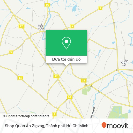 Bản đồ Shop Quần Áo Zigzag, ĐƯỜNG Nguyễn Ảnh Thủ Quận 12, Thành Phố Hồ Chí Minh