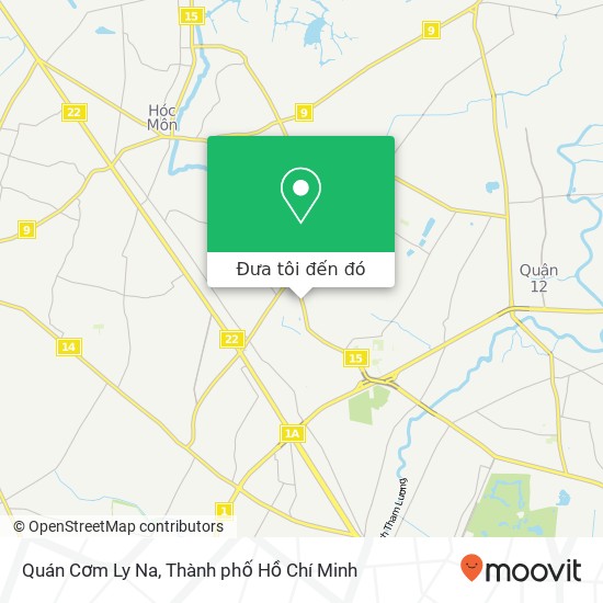 Bản đồ Quán Cơm Ly Na, ĐƯỜNG Tô Ký Quận 12, Thành Phố Hồ Chí Minh