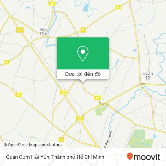 Bản đồ Quán Cơm Hải Yến, ĐƯỜNG Tô Ký Quận 12, Thành Phố Hồ Chí Minh
