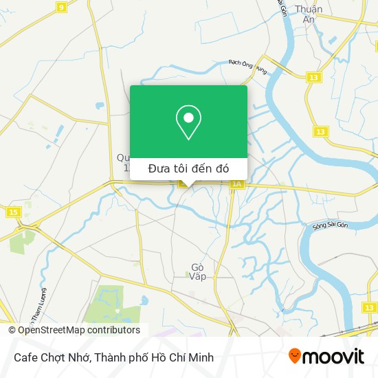 Bản đồ Cafe Chợt Nhớ