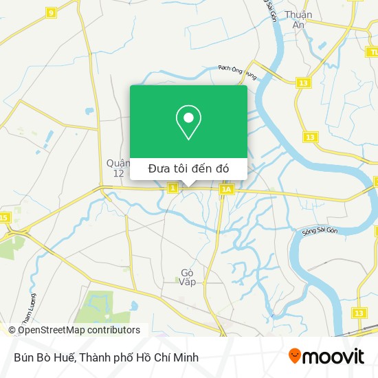 Bản đồ Bún Bò Huế