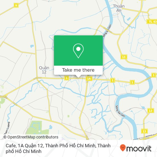 Bản đồ Cafe, 1A Quận 12, Thành Phố Hồ Chí Minh