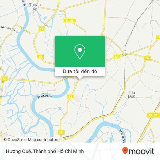 Bản đồ Hương Quê, HẺM 766 Quốc Lộ 13 Quận Thủ Đức, Thành Phố Hồ Chí Minh
