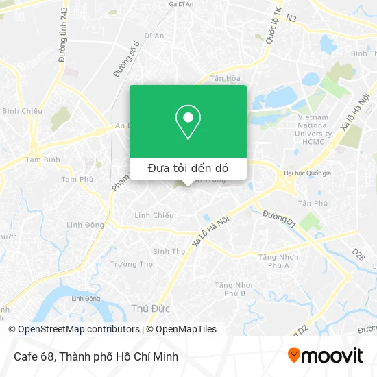 Bản đồ Cafe 68