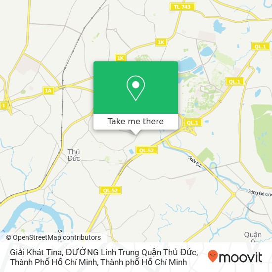 Bản đồ Giải Khát Tina, ĐƯỜNG Linh Trung Quận Thủ Đức, Thành Phố Hồ Chí Minh