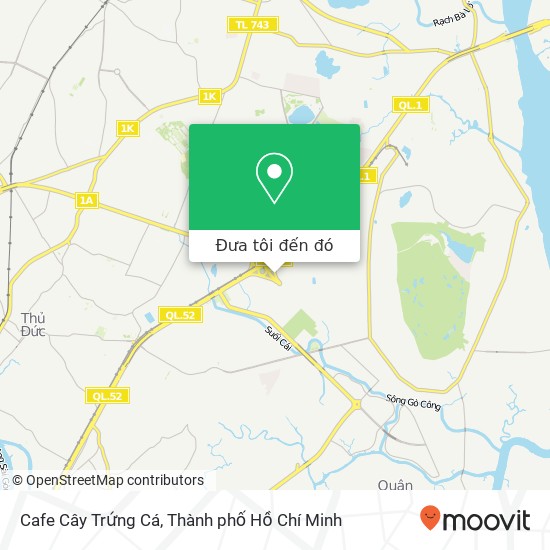 Bản đồ Cafe Cây Trứng Cá, 1A Quận 9, Thành Phố Hồ Chí Minh