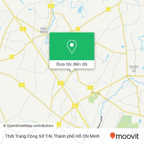 Bản đồ Thời Trang Công Sở T-N, ĐƯỜNG Nguyễn Ảnh Thủ Huyện Hóc Môn, Thành Phố Hồ Chí Minh