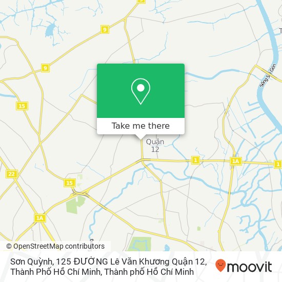 Bản đồ Sơn Quỳnh, 125 ĐƯỜNG Lê Văn Khương Quận 12, Thành Phố Hồ Chí Minh