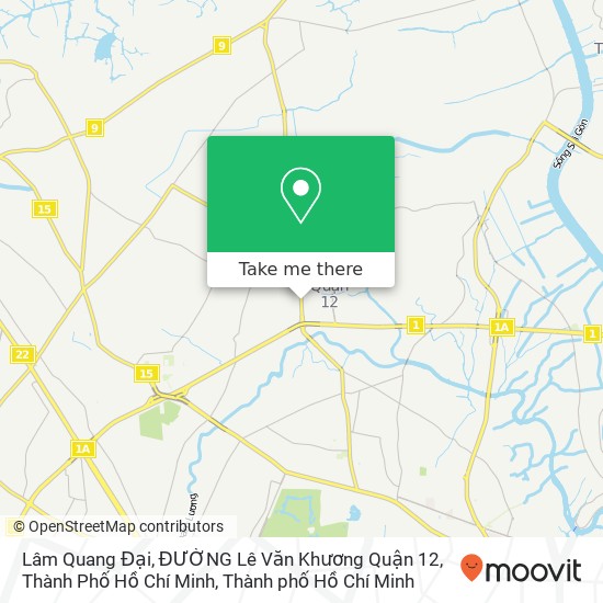 Bản đồ Lâm Quang Đại, ĐƯỜNG Lê Văn Khương Quận 12, Thành Phố Hồ Chí Minh