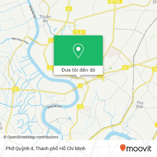 Bản đồ Phở Quỳnh 4, 13 Quận Thủ Đức, Thành Phố Hồ Chí Minh