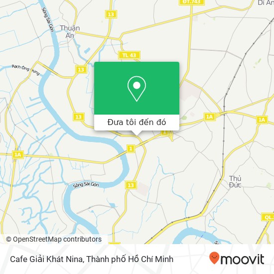 Bản đồ Cafe Giải Khát Nina, 896 13 Quận Thủ Đức, Thành Phố Hồ Chí Minh