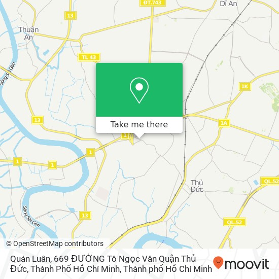 Bản đồ Quán Luân, 669 ĐƯỜNG Tô Ngọc Vân Quận Thủ Đức, Thành Phố Hồ Chí Minh