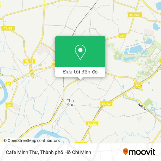 Bản đồ Cafe Minh Thư