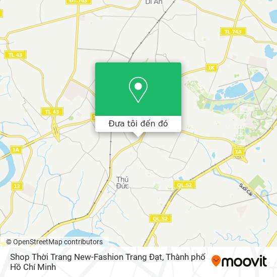 Bản đồ Shop Thời Trang New-Fashion Trang Đạt