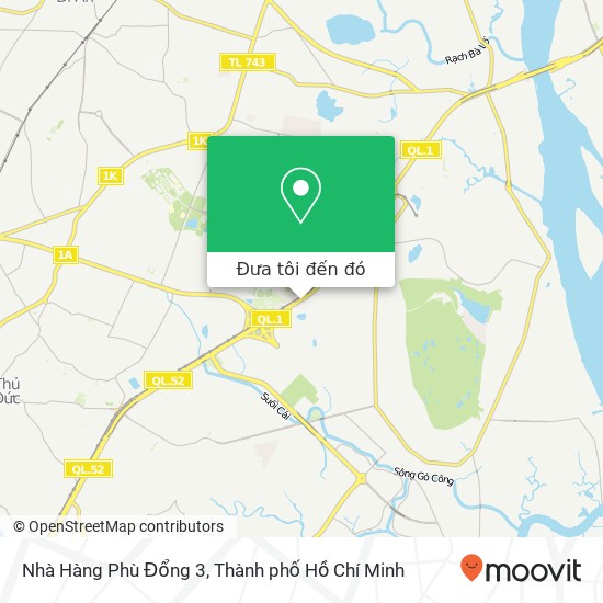 Bản đồ Nhà Hàng Phù Đổng 3, 1A Quận 9, Thành Phố Hồ Chí Minh