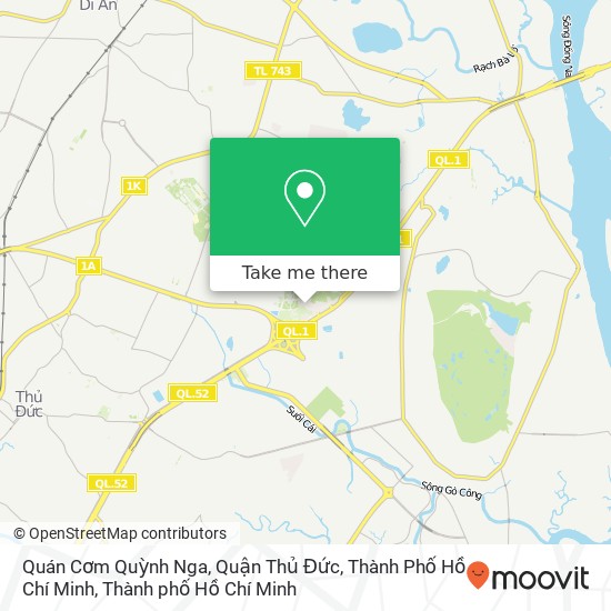 Bản đồ Quán Cơm Quỳnh Nga, Quận Thủ Đức, Thành Phố Hồ Chí Minh
