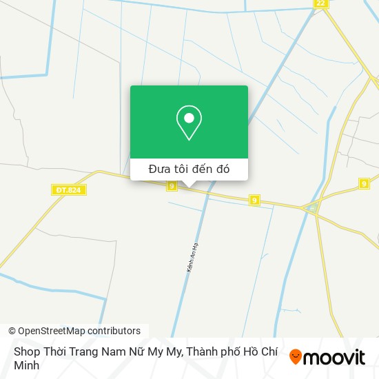 Bản đồ Shop Thời Trang Nam Nữ My My