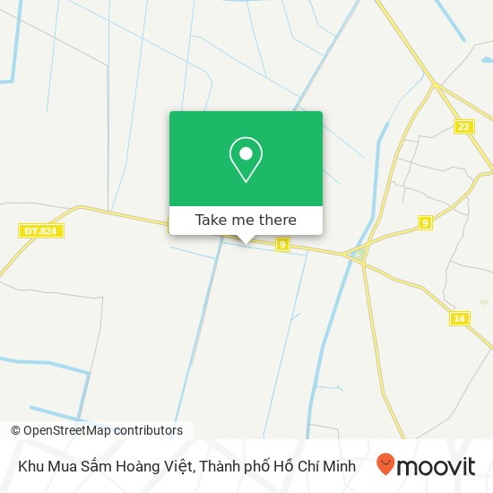 Bản đồ Khu Mua Sắm Hoàng Việt