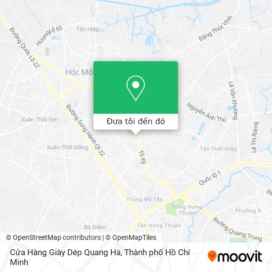 Bản đồ Cửa Hàng Giày Dép Quang Hà