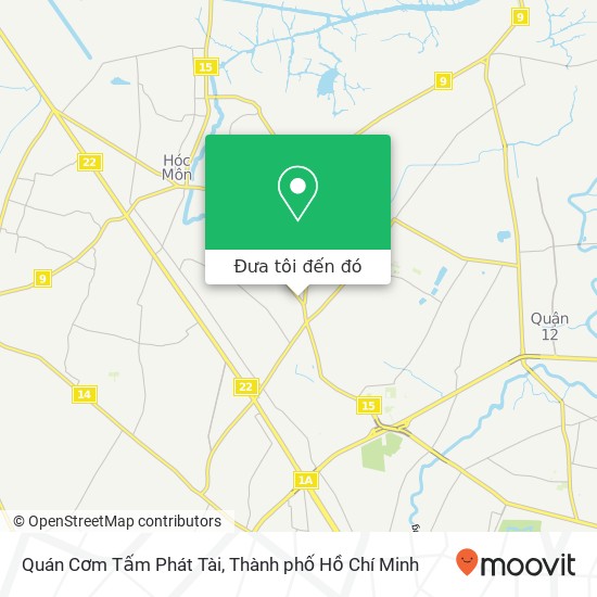 Bản đồ Quán Cơm Tấm Phát Tài, ĐƯỜNG Tô Ký Huyện Hóc Môn, Thành Phố Hồ Chí Minh