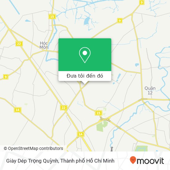 Bản đồ Giày Dép Trọng Quỳnh, ĐƯỜNG Nguyễn Ảnh Thủ Quận 12, Thành Phố Hồ Chí Minh