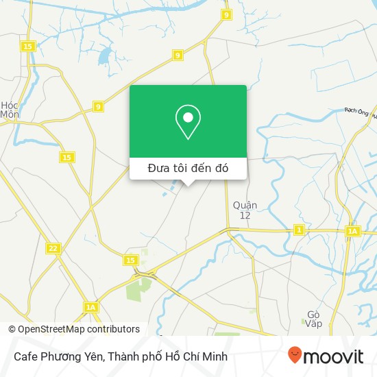 Bản đồ Cafe Phương Yên, HT 19 Quận 12, Thành Phố Hồ Chí Minh