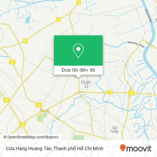 Bản đồ Cửa Hàng Hoàng Tân, ĐƯỜNG Lê Văn Khương Quận 12, Thành Phố Hồ Chí Minh