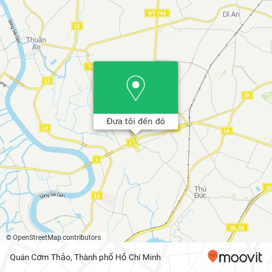 Bản đồ Quán Cơm Thảo, 43 Quận Thủ Đức, Thành Phố Hồ Chí Minh