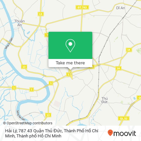 Bản đồ Hải Lý, 787 43 Quận Thủ Đức, Thành Phố Hồ Chí Minh