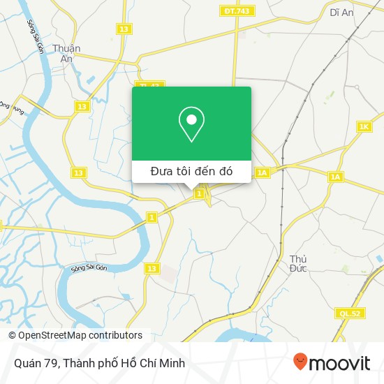Bản đồ Quán 79, ĐƯỜNG D Quận Thủ Đức, Thành Phố Hồ Chí Minh