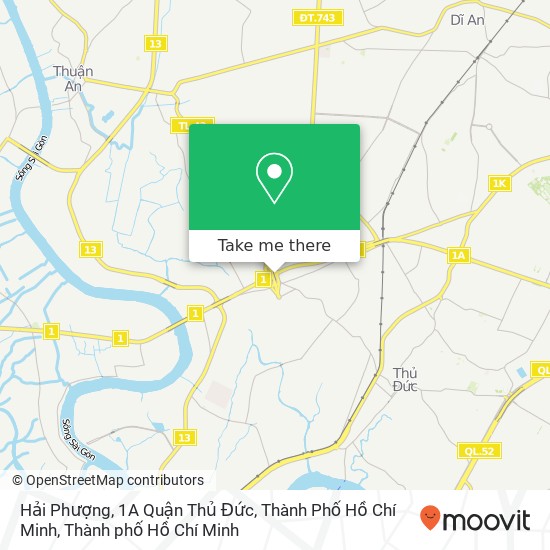 Bản đồ Hải Phượng, 1A Quận Thủ Đức, Thành Phố Hồ Chí Minh