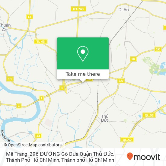 Bản đồ Mê Trang, 296 ĐƯỜNG Gò Dưa Quận Thủ Đức, Thành Phố Hồ Chí Minh
