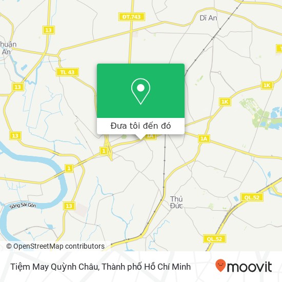 Bản đồ Tiệm May Quỳnh Châu, 263 ĐƯỜNG Gò Dưa Quận Thủ Đức, Thành Phố Hồ Chí Minh