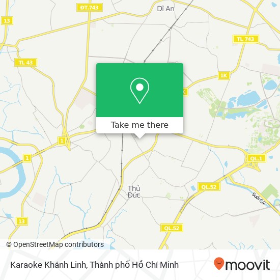 Bản đồ Karaoke Khánh Linh