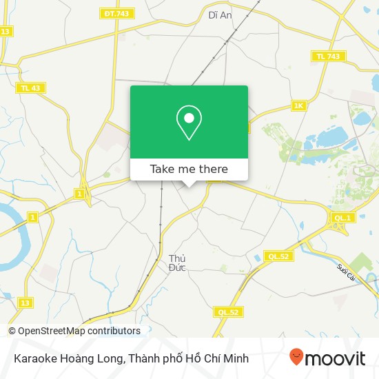 Bản đồ Karaoke Hoàng Long