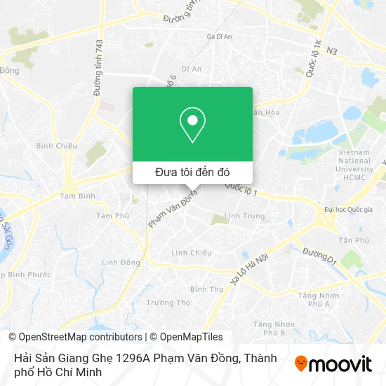 Bản đồ Hải Sản Giang Ghẹ 1296A Phạm Văn Đồng