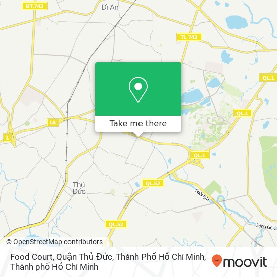 Bản đồ Food Court, Quận Thủ Đức, Thành Phố Hồ Chí Minh